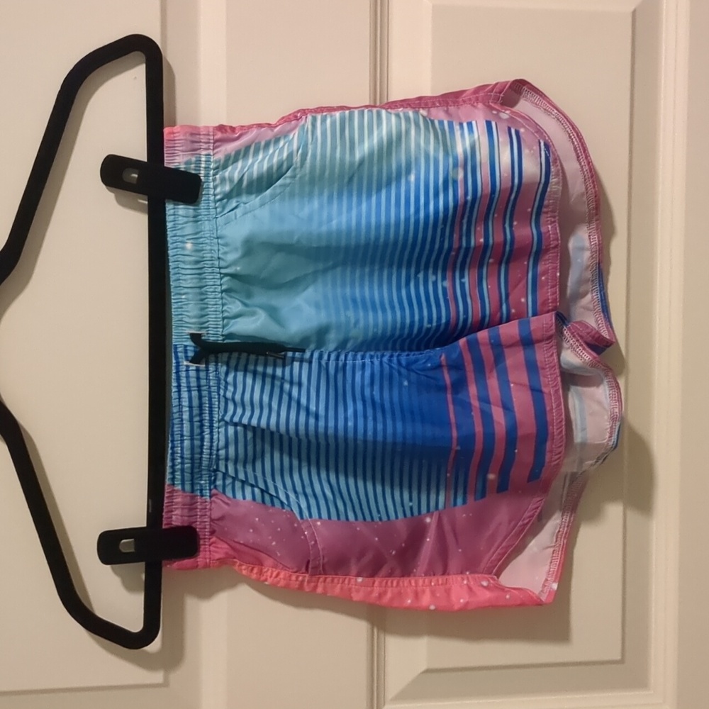 NWOT iEDM Retro Vaporwave Shorts, UV/Blacklight Reactive